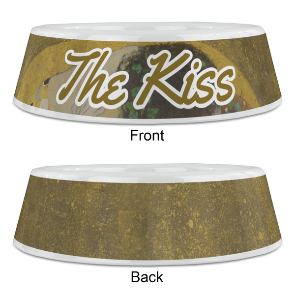 The Kiss (Klimt) - Lovers Plastic Pet Bowls - Large - APPROVAL