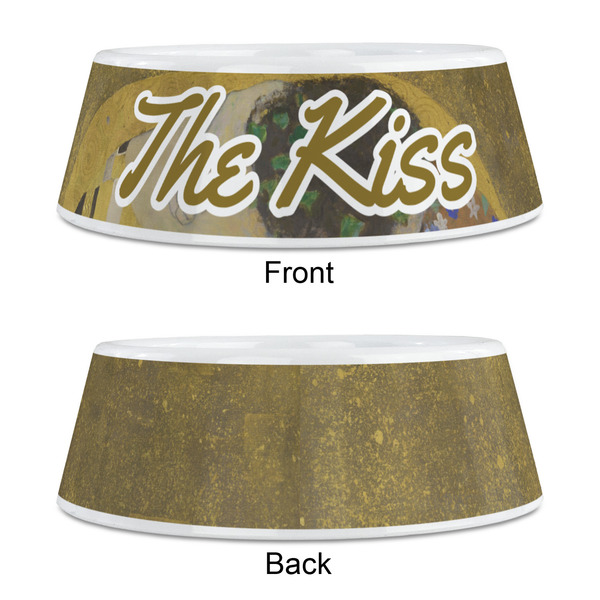 The Kiss (Klimt) - Lovers Plastic Pet Bowls - Medium - APPROVAL