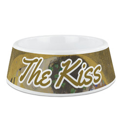 The Kiss (Klimt) - Lovers Plastic Dog Bowl