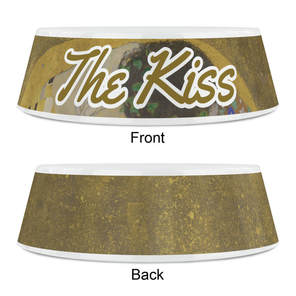 The Kiss (Klimt) - Lovers Plastic Pet Bowls - Small - APPROVAL