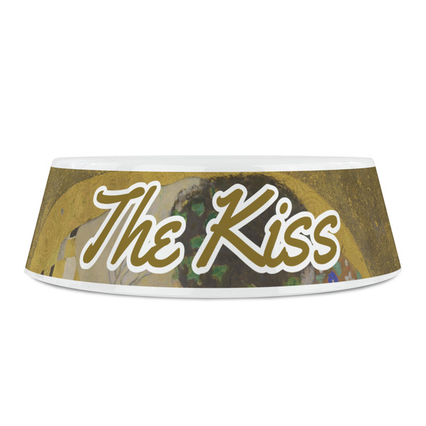 The Kiss (Klimt) - Lovers Plastic Pet Bowls - Small - FRONT