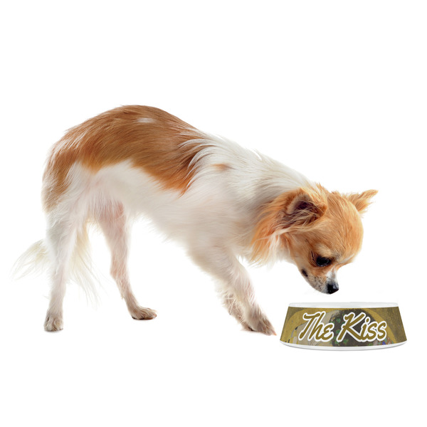 The Kiss (Klimt) - Lovers Plastic Pet Bowls - Small - LIFESTYLE