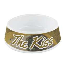 The Kiss (Klimt) - Lovers Plastic Dog Bowl - Small
