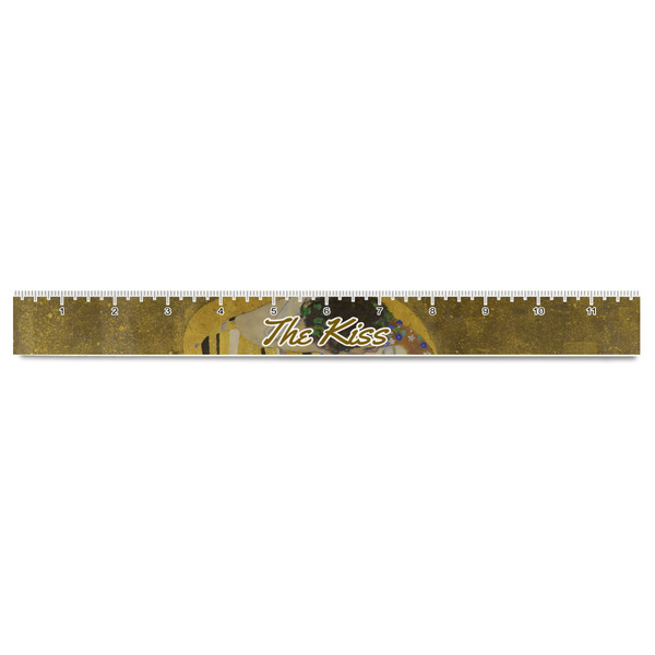 The Kiss (Klimt) - Lovers Plastic Ruler - 12" - FRONT