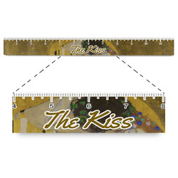 The Kiss (Klimt) - Lovers Plastic Ruler - 12"