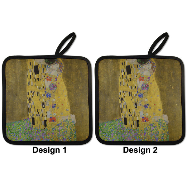 The Kiss (Klimt) - Lovers Pot Holders - Set of 2 APPROVAL