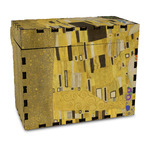 The Kiss (Klimt) - Lovers Wood Recipe Box - Full Color Print