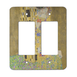 The Kiss (Klimt) - Lovers Rocker Style Light Switch Cover - Two Switch