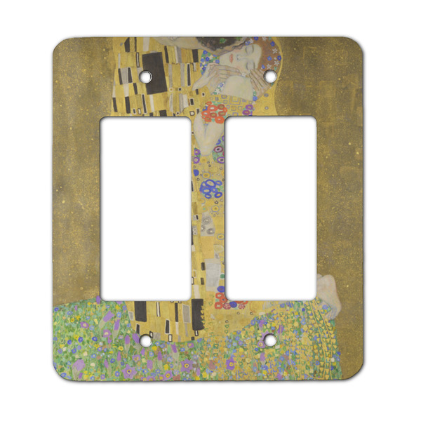 Custom The Kiss (Klimt) - Lovers Rocker Style Light Switch Cover - Two Switch