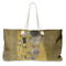 The Kiss (Klimt) - Lovers Large Rope Tote Bag - Front View