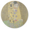 The Kiss (Klimt) - Lovers Round Coaster Rubber Back - Single