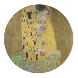 The Kiss (Klimt) - Lovers 5' Round Indoor Area Rug