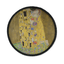 The Kiss (Klimt) - Lovers Iron On Round Patch