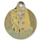 The Kiss (Klimt) - Lovers Round Pet ID Tag - Large - Front