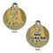 The Kiss (Klimt) - Lovers Round Pet Tag - Front & Back