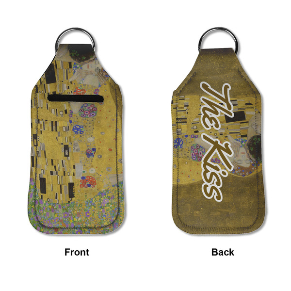 The Kiss (Klimt) - Lovers Sanitizer Holder Keychain - Large APPROVAL (Flat)