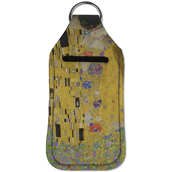 The Kiss (Klimt) - Lovers Sanitizer Holder Keychain - Large (Front)