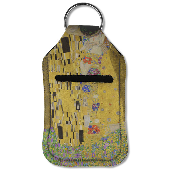The Kiss (Klimt) - Lovers Sanitizer Holder Keychain - Small (Front Flat)