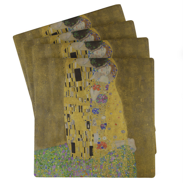 Custom The Kiss (Klimt) - Lovers Absorbent Stone Coasters - Set of 4