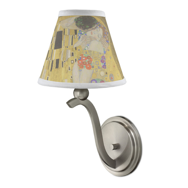 The Kiss (Klimt) - Lovers Small Chandelier Lamp - LIFESTYLE (on wall lamp)