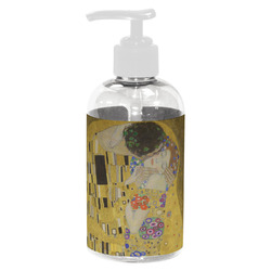 The Kiss (Klimt) - Lovers Plastic Soap / Lotion Dispenser (8 oz - Small - White)