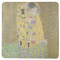 The Kiss (Klimt) - Lovers Square Rubber Backed Coaster
