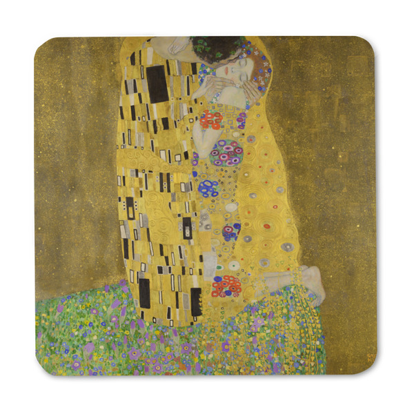The Kiss (Klimt) - Lovers Square Fridge Magnet - FRONT