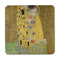 The Kiss (Klimt) - Lovers Square Fridge Magnet - FRONT