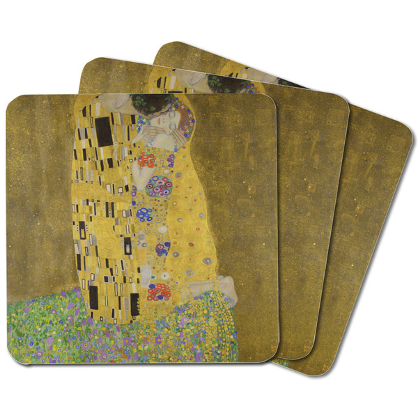 The Kiss (Klimt) - Lovers Square Fridge Magnet - MAIN