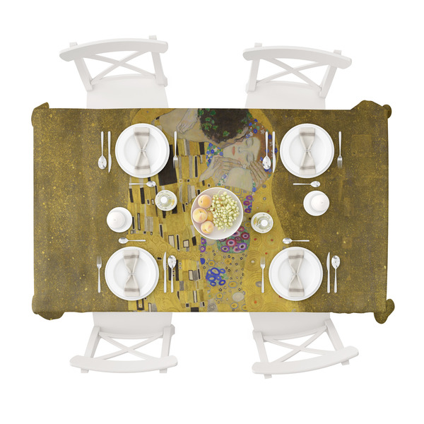 The Kiss (Klimt) - Lovers Tablecloths (58"x102") - TOP VIEW