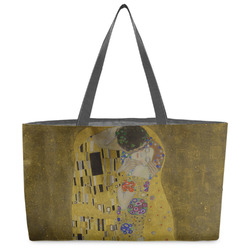 The Kiss (Klimt) - Lovers Beach Totes Bag - w/ Black Handles
