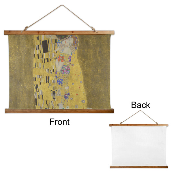 The Kiss (Klimt) - Lovers Wall Hanging Tapestry - Landscape - APPROVAL