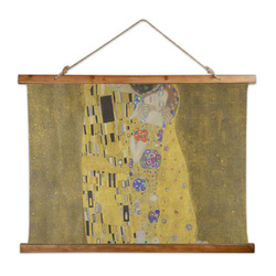 The Kiss (Klimt) - Lovers Wall Hanging Tapestry - Wide