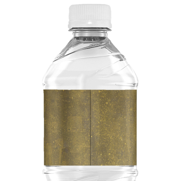 The Kiss (Klimt) - Lovers Water Bottle Label - Back View