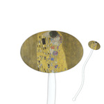 The Kiss (Klimt) - Lovers Oval Plastic Stir Sticks