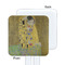 The Kiss (Klimt) - Lovers White Plastic Stir Stick - Single Sided - Square - Approval