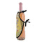 The Kiss (Klimt) - Lovers Wine Bottle Apron - DETAIL WITH CLIP ON NECK