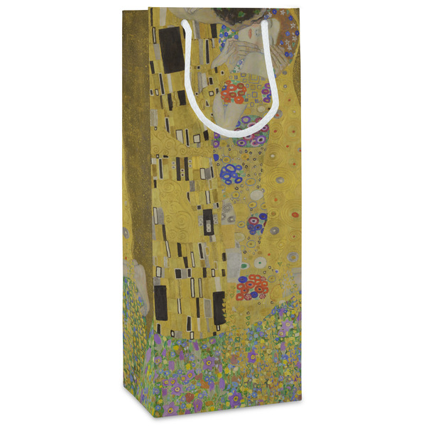 Custom The Kiss (Klimt) - Lovers Wine Gift Bags - Gloss