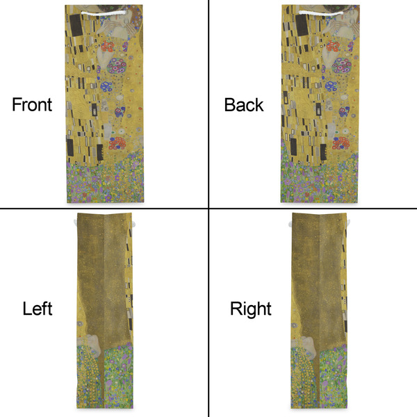 The Kiss (Klimt) - Lovers Wine Gift Bag - Matte - Approval