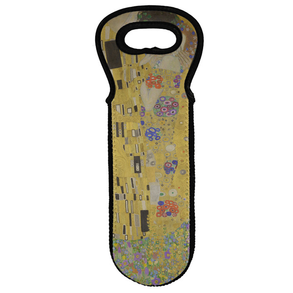 Custom The Kiss (Klimt) - Lovers Wine Tote Bag