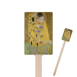 The Kiss (Klimt) - Lovers Rectangle Wooden Stir Sticks