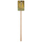 The Kiss (Klimt) - Lovers Wooden 6.25" Stir Stick - Rectangular - Single Stick