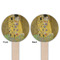 The Kiss (Klimt) - Lovers Wooden 6" Food Pick - Round - Double Sided - Front & Back