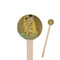The Kiss (Klimt) - Lovers 7.5" Round Wooden Stir Sticks - Single Sided