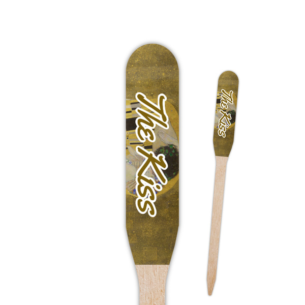 Custom The Kiss (Klimt) - Lovers Paddle Wooden Food Picks