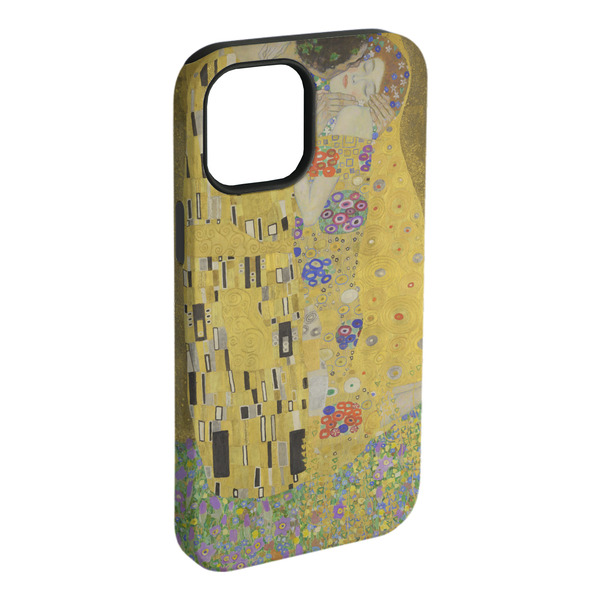 Custom The Kiss (Klimt) - Lovers iPhone Case - Rubber Lined