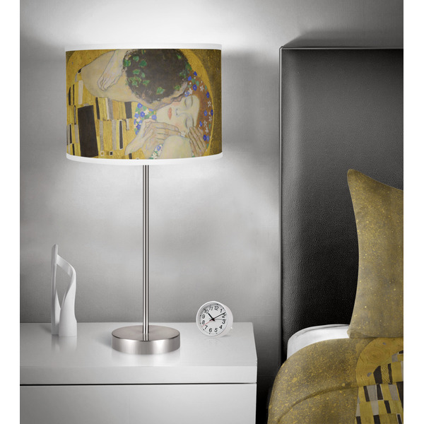 The Kiss - Lovers 13 inch drum lamp shade - in room