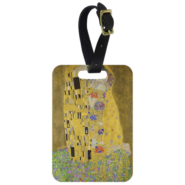 Custom The Kiss (Klimt) - Lovers Metal Luggage Tag
