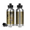 The Kiss - Lovers Aluminum Water Bottle - Front and Back