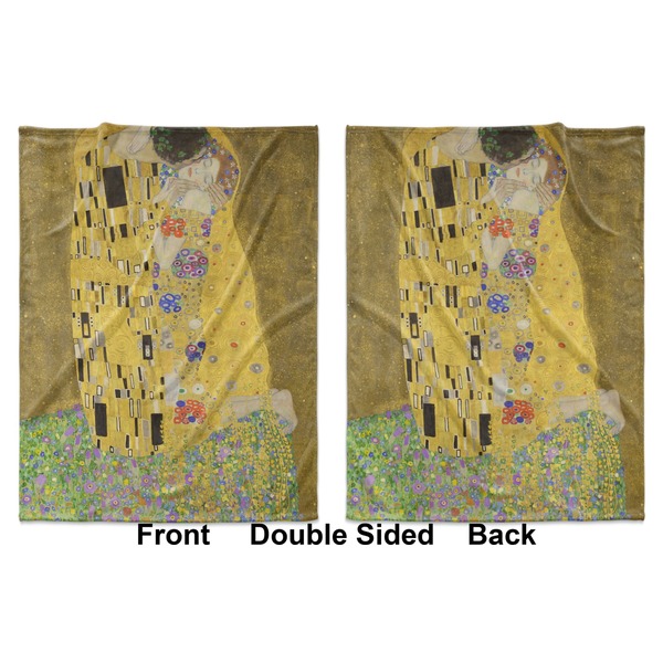 The Kiss - Lovers Baby Blanket (Double Sided - Printed Front and Back)